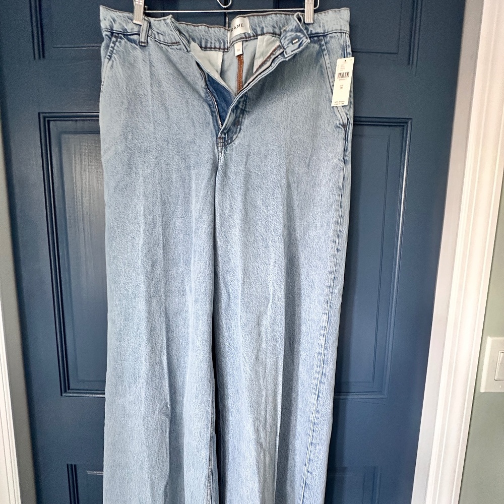 FRAME Wide High Rise Trouser